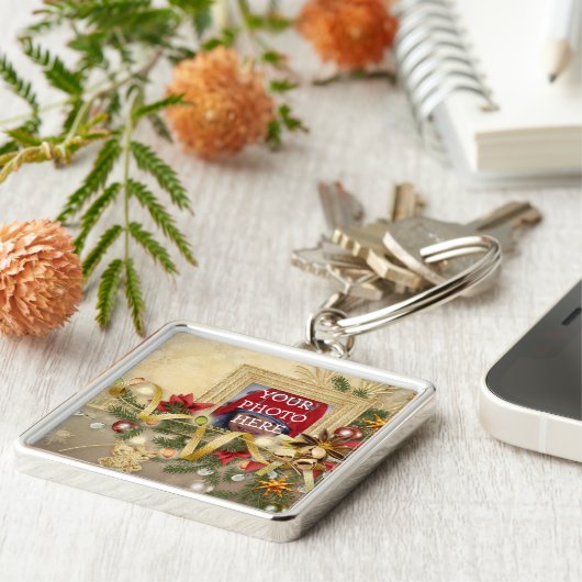 kerstfoto-Lijst Sleutelhanger (Zijkant)