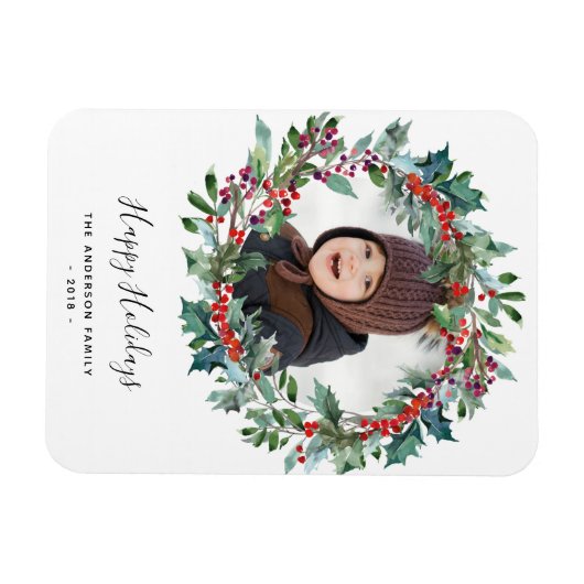 kerstfoto magneet (Horizontaal)