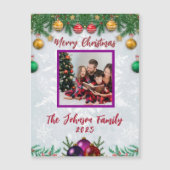 Kerstfoto magneet (Voorkant)