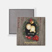 kerstfoto Magnet (Voorkant / Achterkant)
