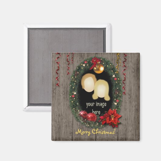  kerstfoto Magnet (Voorkant / Achterkant)