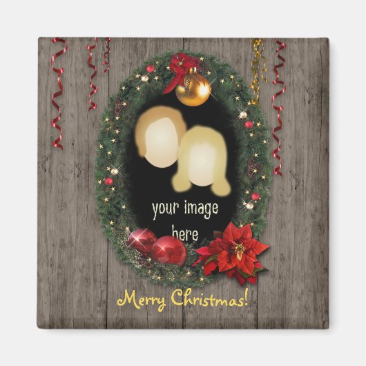 kerstfoto Magnet (Voorkant)