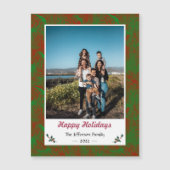 Kerstfoto Magnetische Kaart (Voorkant)