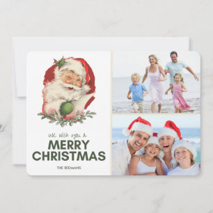 kerstfoto Merry kerstgroet Feestdagenkaart