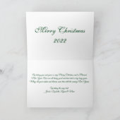 Kerstfoto met lichte kerstkaart feestdagen kaart (Binnen)