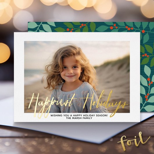Kerstfoto - met script fijne feestdagen