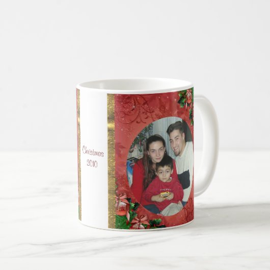 Kerstfoto Mok (Voorkant rechts)