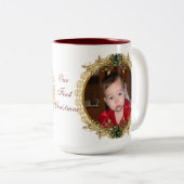 Kerstfoto Mok Onze eerste kerst (Voorkant rechts)