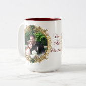 Kerstfoto Mok Onze eerste kerst (Voorkant links)