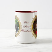 Kerstfoto Mok Onze eerste kerst (Center)