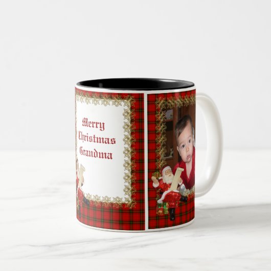 Kerstfoto Mok voor oma (Voorkant rechts)