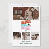 Kerstfoto Multi Getrouwd en helder Feestdagenkaart (Voorkant)