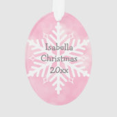 Kerstfoto, naam en jaarnaam ornament (achterkant)