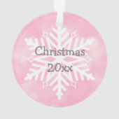 Kerstfoto, naam en jaarnaam ornament (achterkant)