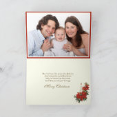 Kerstfoto Nativiteit Jezus Joseph Feestdagen Kaart (Binnen)