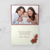 Kerstfoto Nativiteit Jezus Joseph Feestdagen Kaart (Binnen)