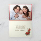 Kerstfoto Nativiteit Jezus Joseph Feestdagen Kaart (Binnen)