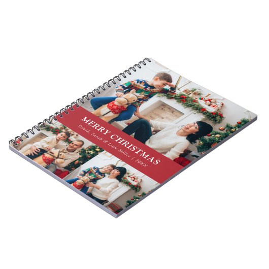 kerstfoto notitieboek (Linkerzijde)