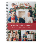 kerstfoto notitieboek (Voorkant)