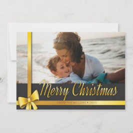 Kerstfoto om te bewerken feestdagenkaart