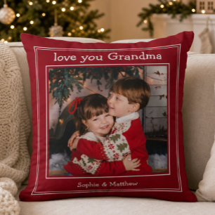 Kerstfoto Oma Lief Kussen
