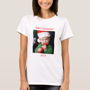 Kerstfoto oma t-shirt