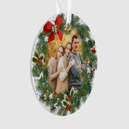 kerstfoto ornament (voorkant)