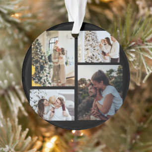 Kerstfoto Ornament, Fotocollage Kerst Ornament