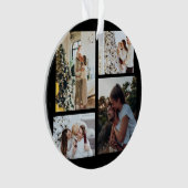 Kerstfoto Ornament, Fotocollage Kerst Ornament (voorkant)