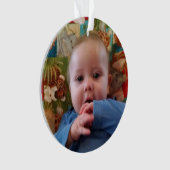 Kerstfoto Ornament Keepomwille (voorkant)