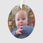 Kerstfoto Ornament Keepomwille (voorkant)