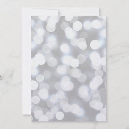 Kerstfoto Portret Elegant Traditioneel Feestdagenkaart (Achterkant)