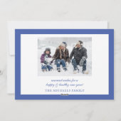 KERSTFOTO | Prettig Kerstmis vanuit Pittsburgh Feestdagenkaart (Achterkant)