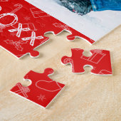Kerstfoto-puzzel voor oma legpuzzel (Zijkant)