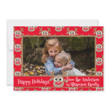 Kerstfoto Rood Wit Schattige rendierpatroon