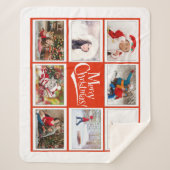 Kerstfoto Sherpa Blanket Sherpa Deken (Voorkant)