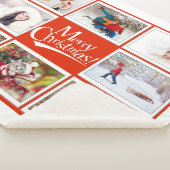 Kerstfoto Sherpa Blanket Sherpa Deken (3/4)