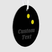 kerstfoto-siercadeau voor squash-speler ornament (voorkant)