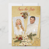 kerstfoto: sla de datum op save the date (Voorkant)