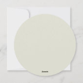 kerstfoto, speciaal ontworpen voor Black Red Wreat Feestdagenkaart (Achterkant)