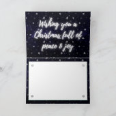 kerstfoto Starry Kaart (Binnen)