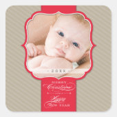 KERSTFOTO STICKER :: Lapel 3 (Voorkant)