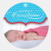KERSTFOTO STICKER :: sneeuwvlok1 1 (Voorkant)