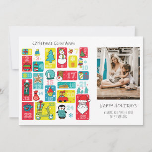 Kerstfoto toevoegen feestdagenkaart