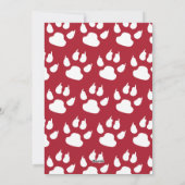 Kerstfoto Trendy Pet Feestdagenkaart (Achterkant)