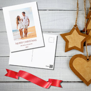 kerstfoto Tropische vakantieband Feestdagenkaart