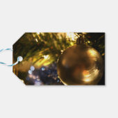 Kerstfoto Vakantie Cadeau Label Cadeaulabel (Achterkant Horizontaal)