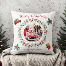 Kerstfoto Vakantie krans feestelijk