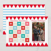 kerstfoto van Advent Calendar Feestdagenkaart (Voorkant / Achterkant)