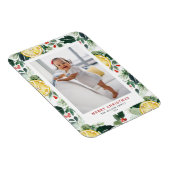 Kerstfoto van Citrus en Winter Greenery Magneet (Rechterzijde)